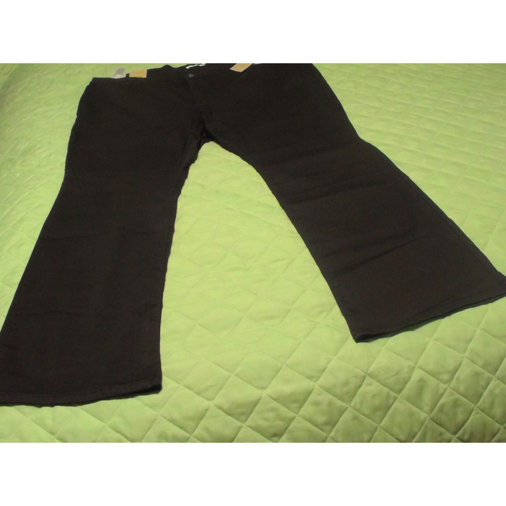 Levis 725 High Rise Bootcut Jeans Black Hypersoft Denim Womens 26W M NWT